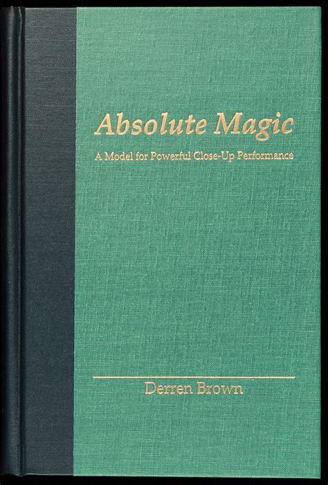 Absolute Magic Derren Brown: The Mindreader's Mindreader